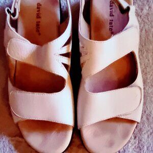 David Tate shoes Leather Sandals size 9SS